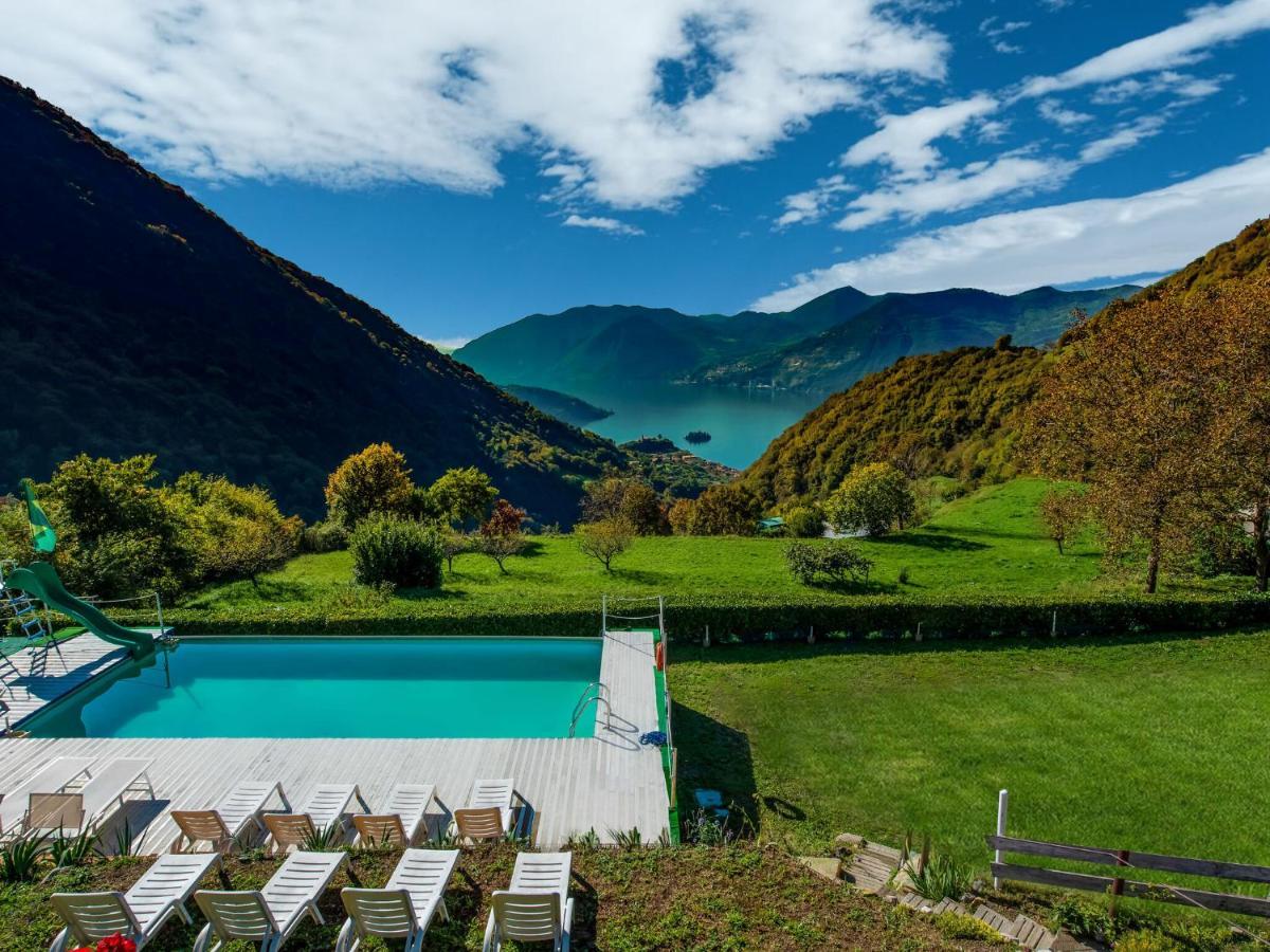 In A Green And Relaxing Atmosphere With Pool And Stunning Lake View Villa Marone Exterior photo
